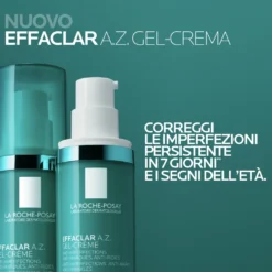 La Roche-Posay Effaclar - A.Z. Gel-Crema con Acido Azelaico Azione Anti-Imperfezioni Anti-Segni e Anti-Rughe, 40ml