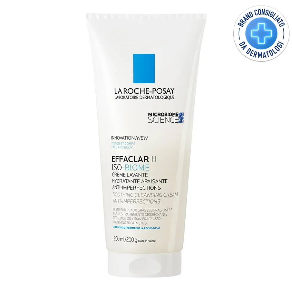 La Roche Posay Effaclar - H Detergente Iso Biome Crema Lavante Lenitiva, 200ml