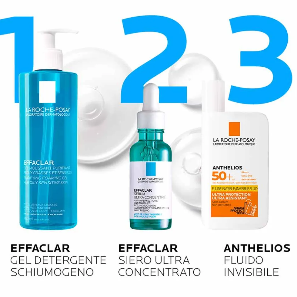 La Roche-Posay Effaclar - Siero Peeling Viso per Pelle a Tendenza Acneica, 30ml