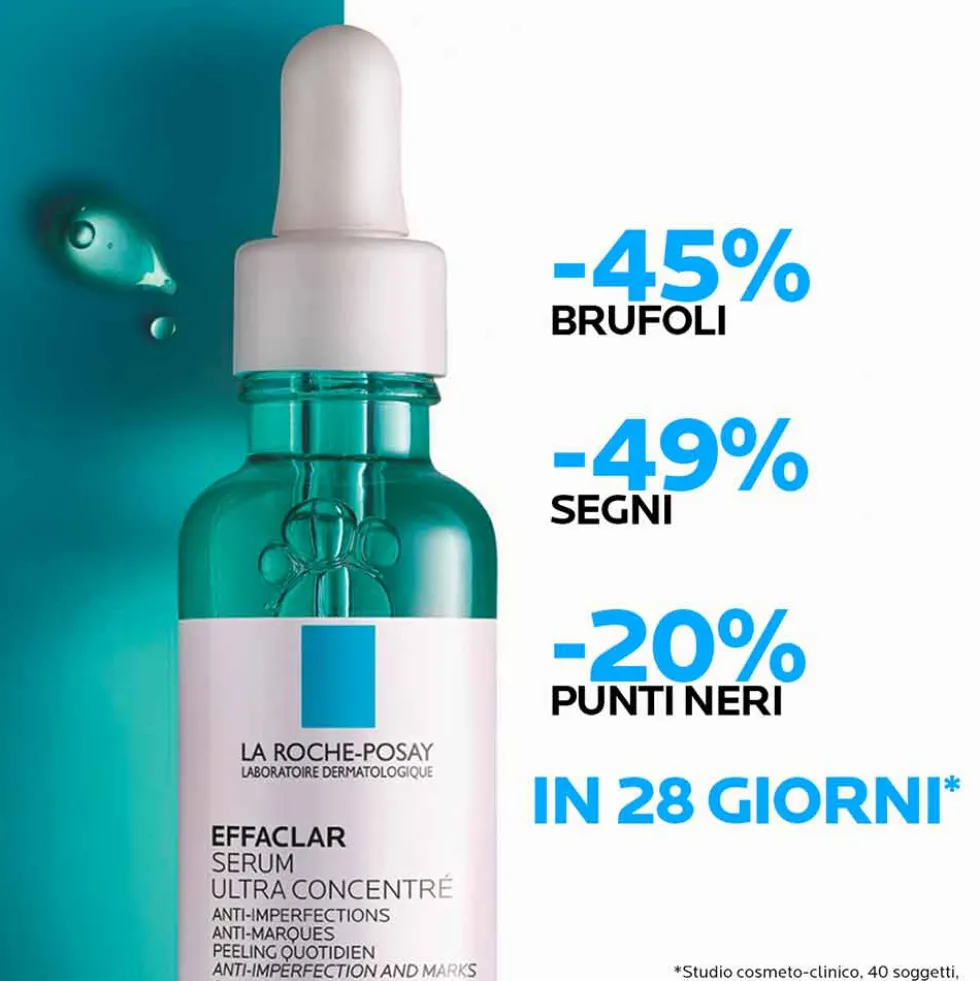 La Roche-Posay Effaclar - Siero Peeling Viso per Pelle a Tendenza Acneica, 30ml