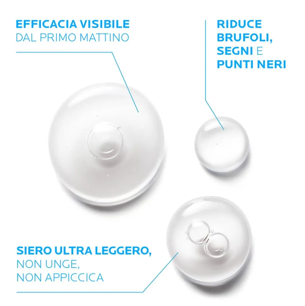 La Roche-Posay Effaclar - Siero Peeling Viso per Pelle a Tendenza Acneica, 30ml