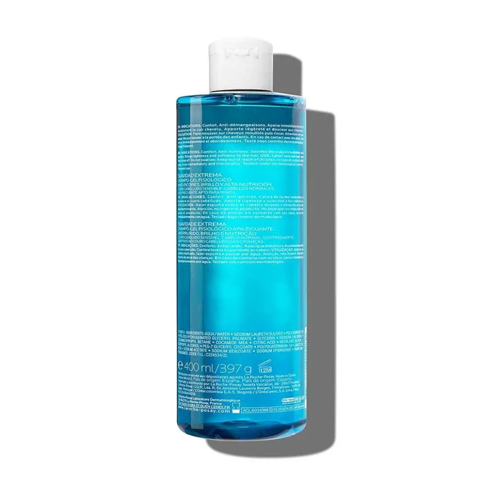 La Roche-Posay Kerium - Doux Shampoo Gel Lenitivo, 400ml