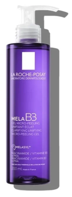 La Roche-Posay Mela B3 - Gel Detergente Micro-Peeling Anti-Macchie Viso, 200ml