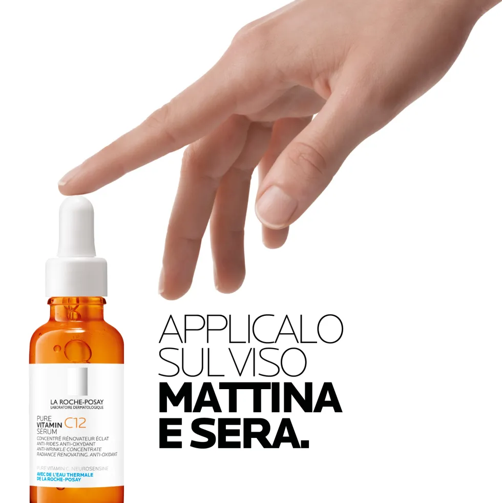 La Roche-Posay Pure Vitamin C12 Siero Antirughe e Illuminante, 30ml
