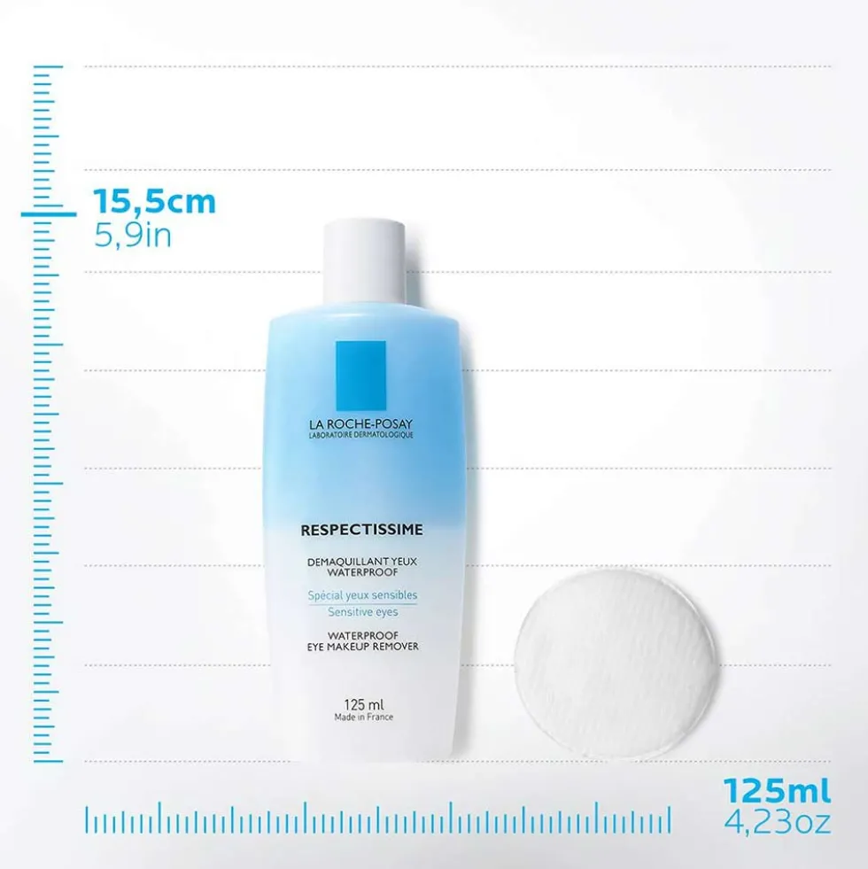 La Roche-Posay Respectissime - Fluido Purificante Struccante Occhi, 125ml