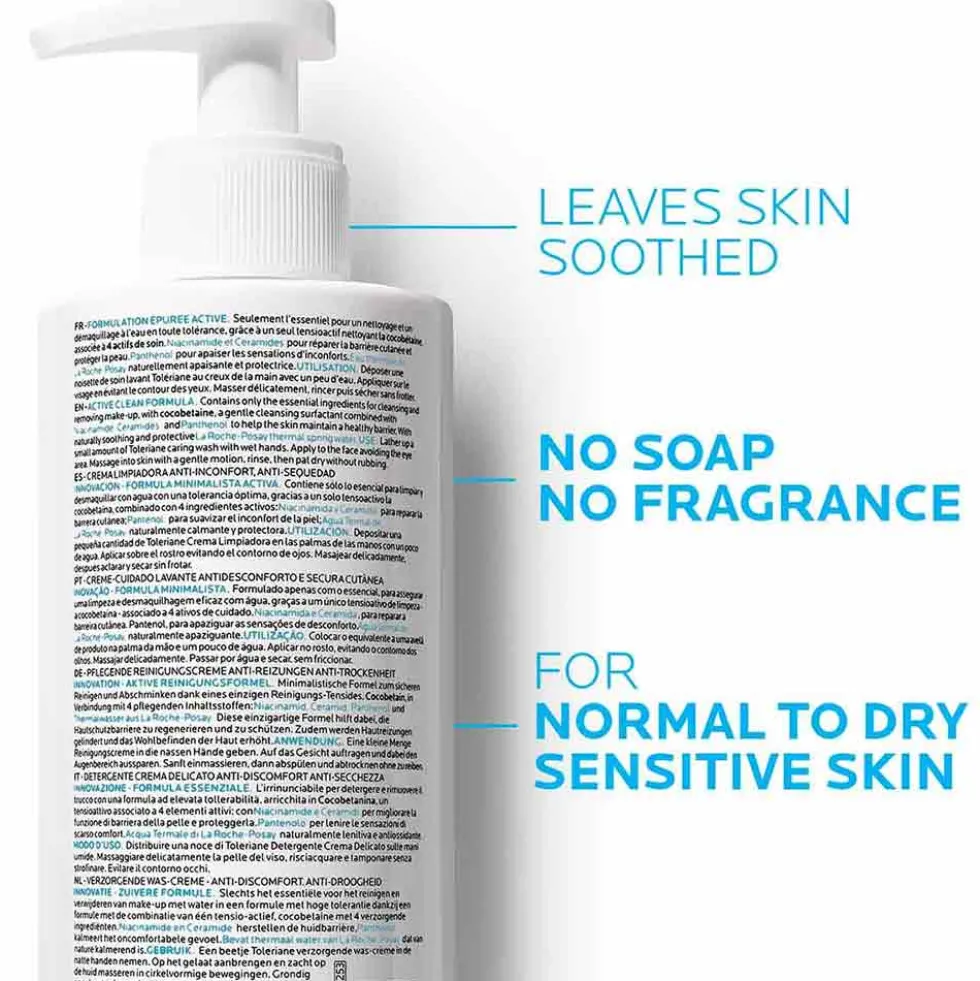 La Roche-Posay Toleriane - Crema Detergente, 400ml