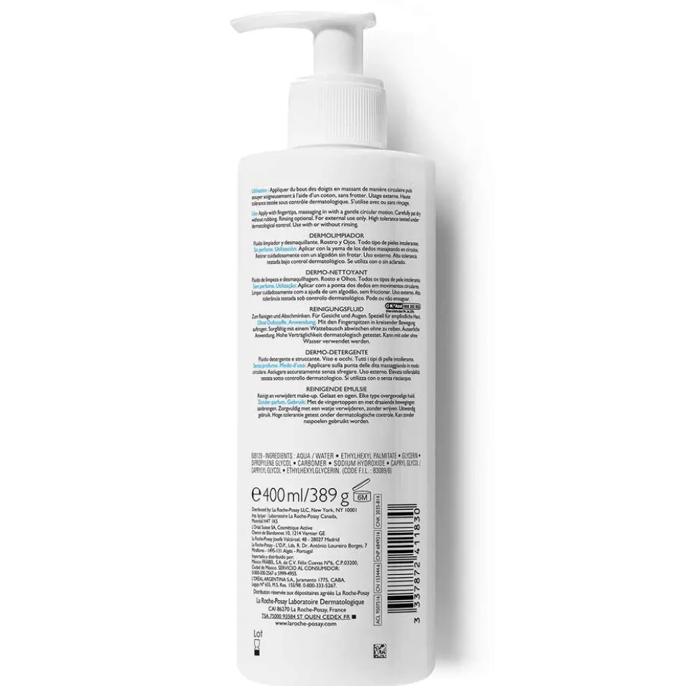 La Roche-Posay Toleriane - Dermo Detergente Purificante, 400ml