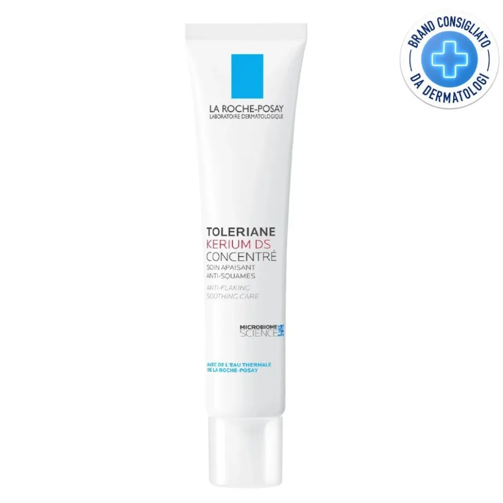 La Roche-Posay Toleriane - Kerium DS Concentrato Crema Viso Lenitiva per Pelle Seborroica, 40ml
