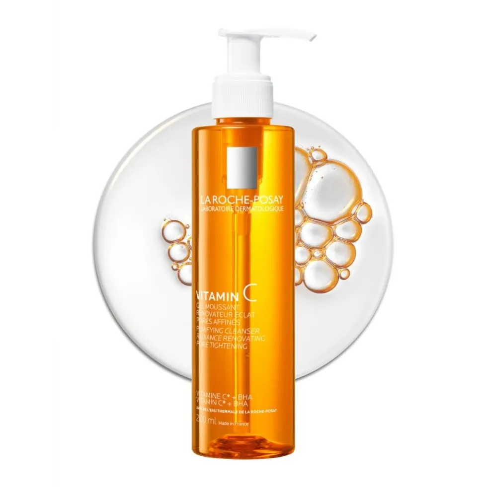 La Roche-Posay Vitamin C Detergente Viso Purificante Idratante e Levigante, 200ml