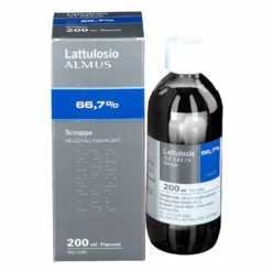 Lattulosio Alm 66,7% Sciroppo Trattamento Stitichezza Occasionale, 200ml