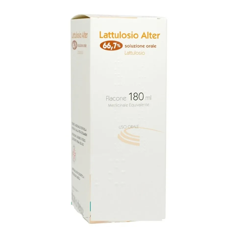 Lattulosio Alter 66,7% Soluzione Orale Trattamento Stitichezza Occasionale, 180ml