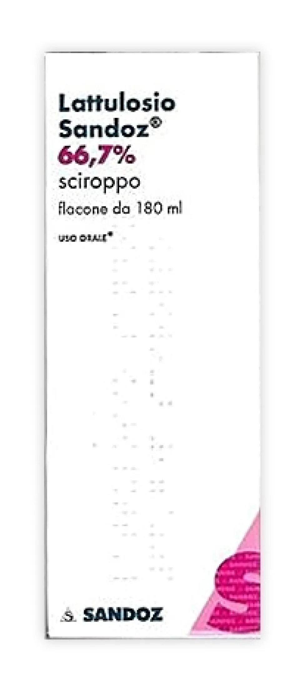 Lattulosio Sand Sciroppo Flacone 180 Ml