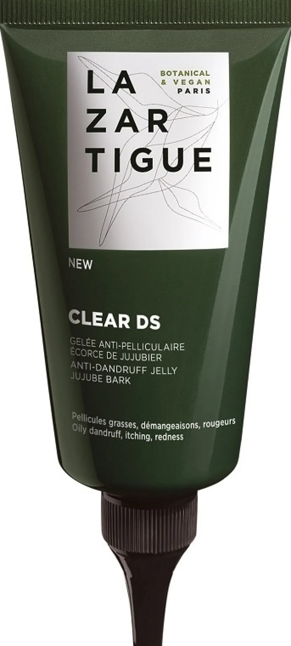 Lazartigue Clear DS - Gel Trattamento Antiforfora e Desquamazione Cuoio Capelluto Senza Risciacquo, 75ml