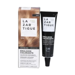 Lazartigue Emulsione Colorante 7.00 Biondo Colorazione Permanente, 60ml