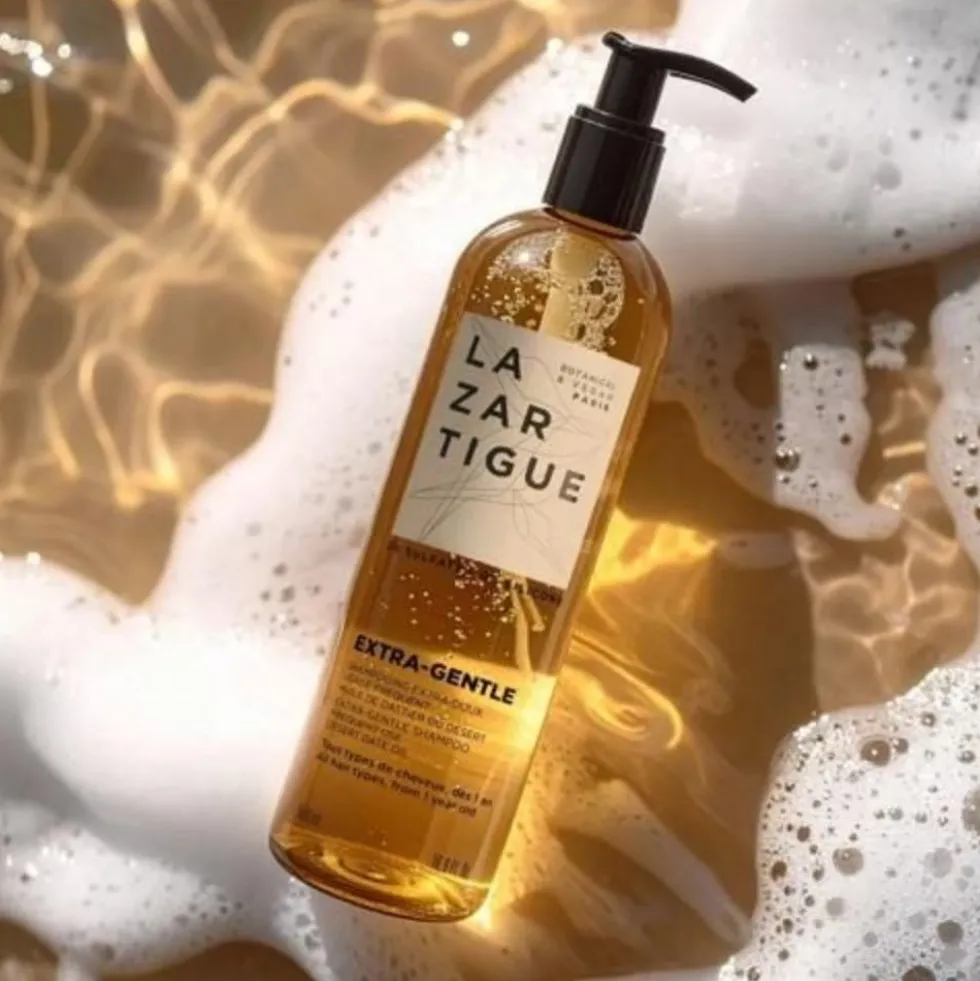 Lazartigue Extra-Gentle - Shampoo extra delicato per capelli normali e uso frequente, 500 ml