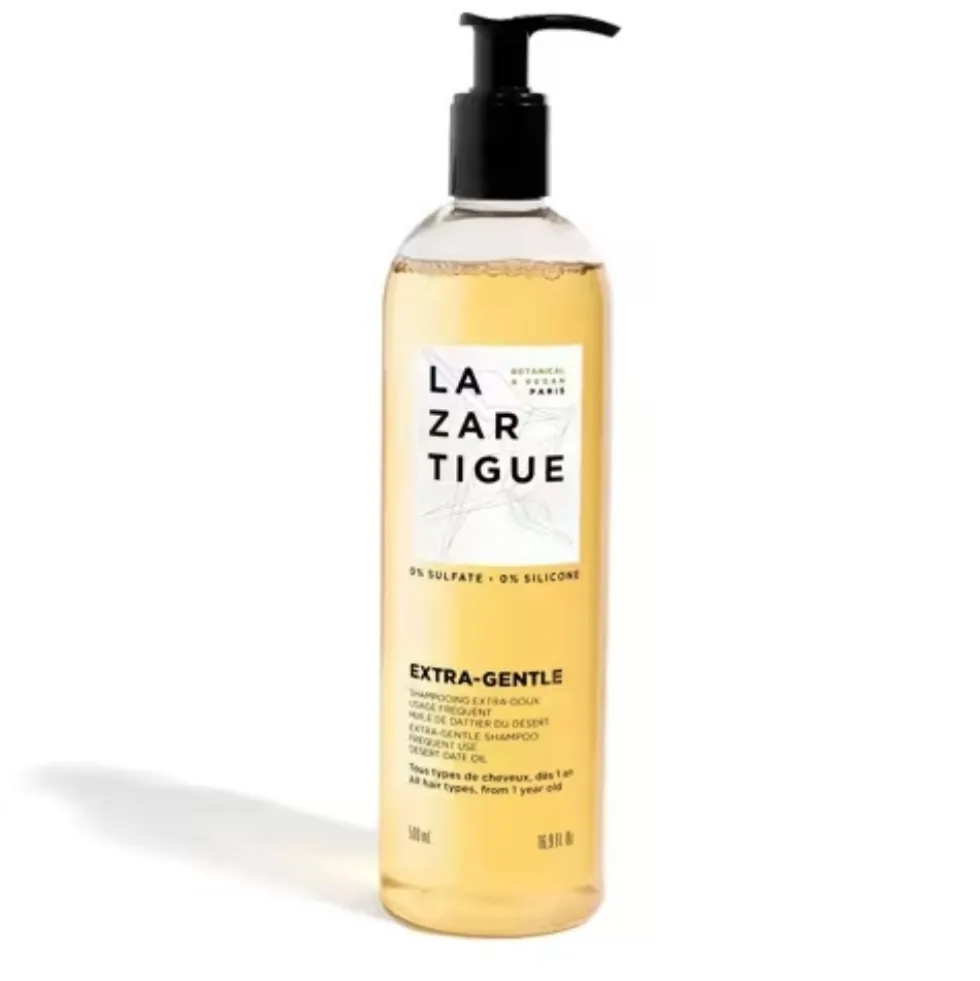 Lazartigue Extra-Gentle - Shampoo extra delicato per capelli normali e uso frequente, 500 ml