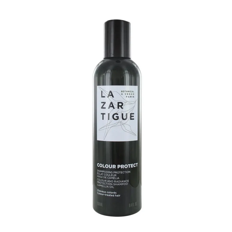 Lazartigue Protezione Colore - Shampoo protettivo e illuminante per i capelli colorati, 250 ml