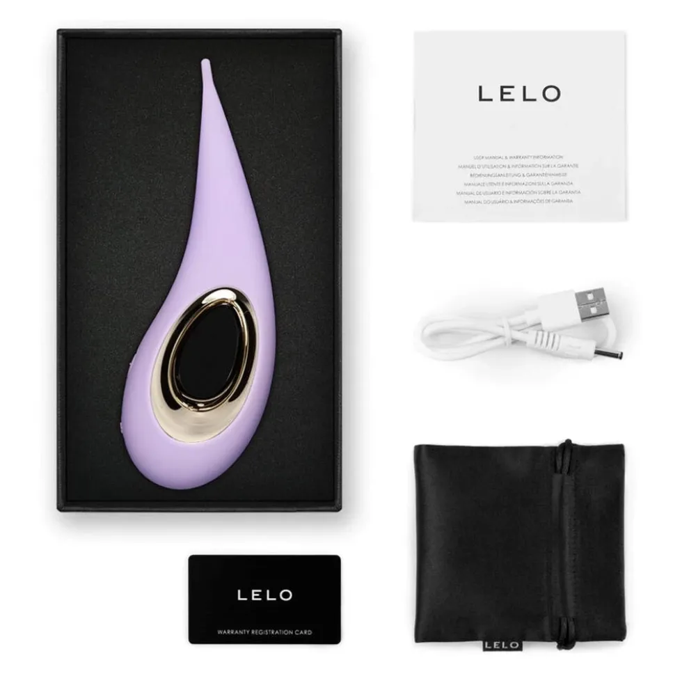 Lelo Dot Vibratore Clitorideo a punta Lilac, 1 pezzo