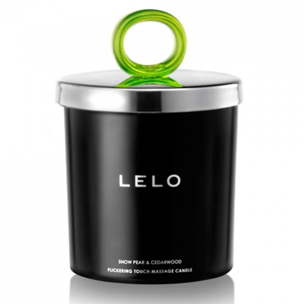 Lelo Flickering Touch Candela da Massaggio Pero Alpino e Legno di Cedro, 150g