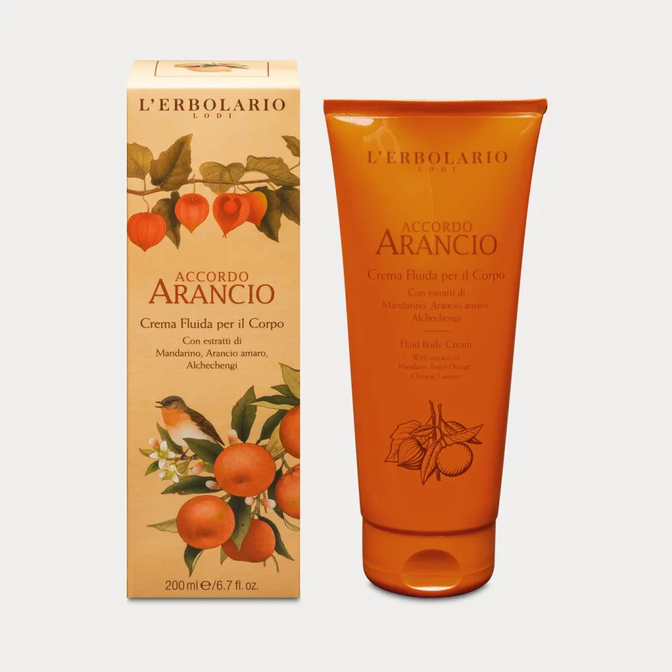 L'Erbolario Accordo Arancio Crema Fluida Corpo, 200 ml