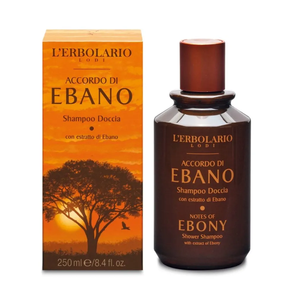 L'Erbolario Accordo di Ebano - Shampoo Doccia, 250ml