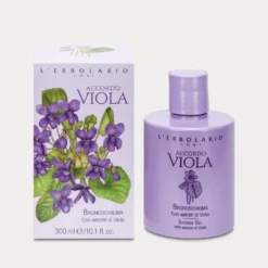 L'Erbolario Accordo Viola - Bagnoschiuma ad azione antiossidante ed emolliente, 300 ml
