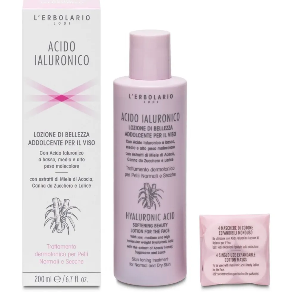 L'Erbolario Acido Ialuronico - Lozione per Pelli Normali e Secche, 200ml