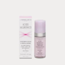 L'Erbolario Acido Ialuronico - Crema per il contorno occhi con tripla azione anti-età, 30 ml