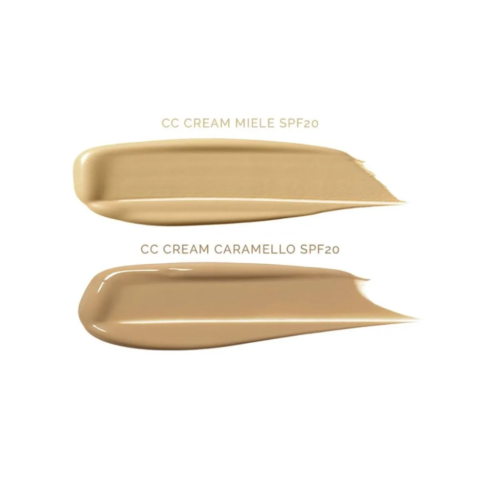 L'Erbolario Acido Ialuronico - CC Cream Crema Viso Colorata tonalità Caramello, 50ml