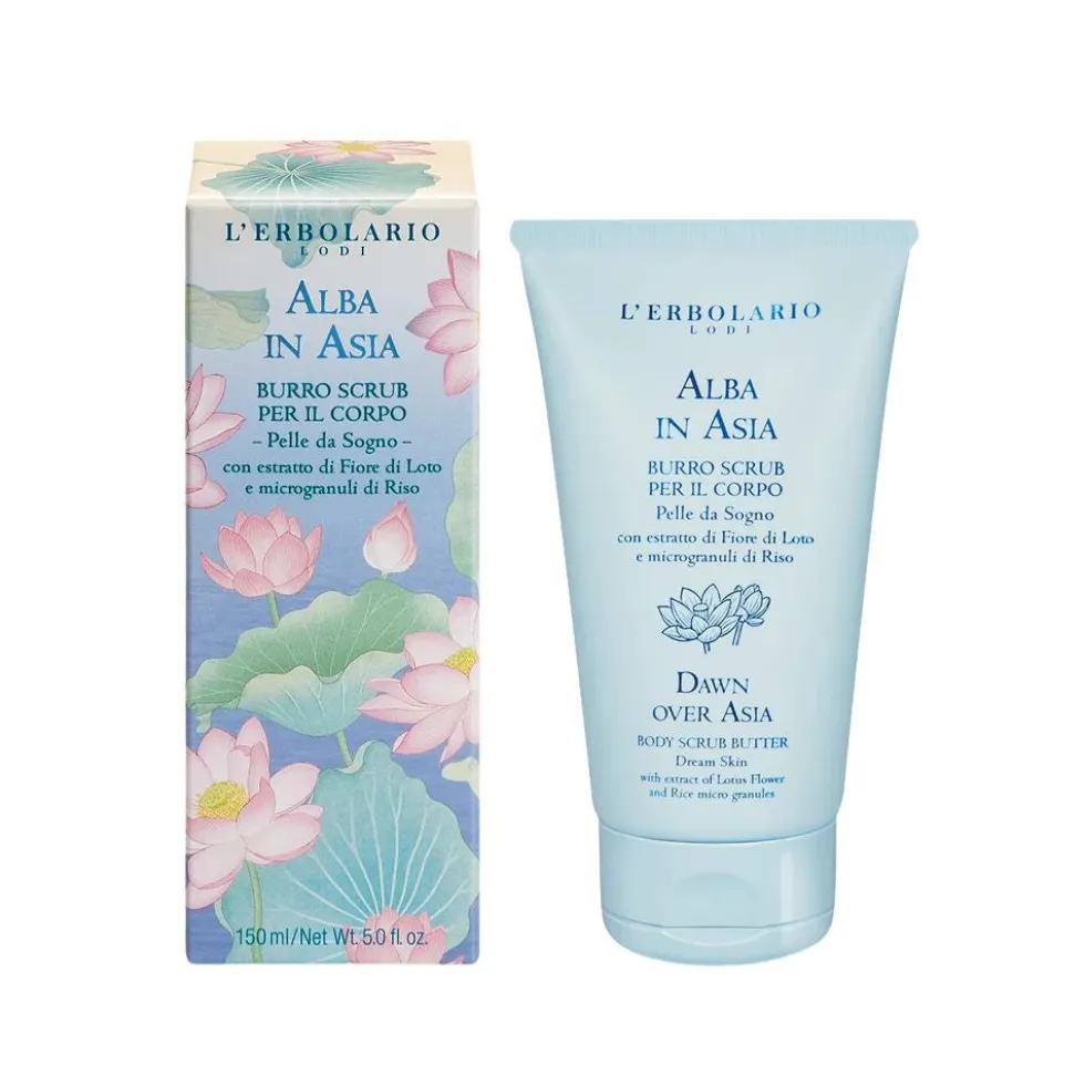 L'Erbolario Alba in Asia Burro Scrub per il Corpo, 150ml