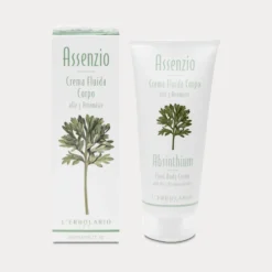 L'Erbolario Assenzio - Crema fluida per il corpo ad azione idratante, 200 ml