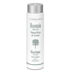 L'Erbolario Assenzio - Shampoo doccia da uomo, 250 ml