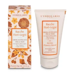 L'Erbolario Bacche Fiori Legni - Crema Setificante per le Mani, 75ml