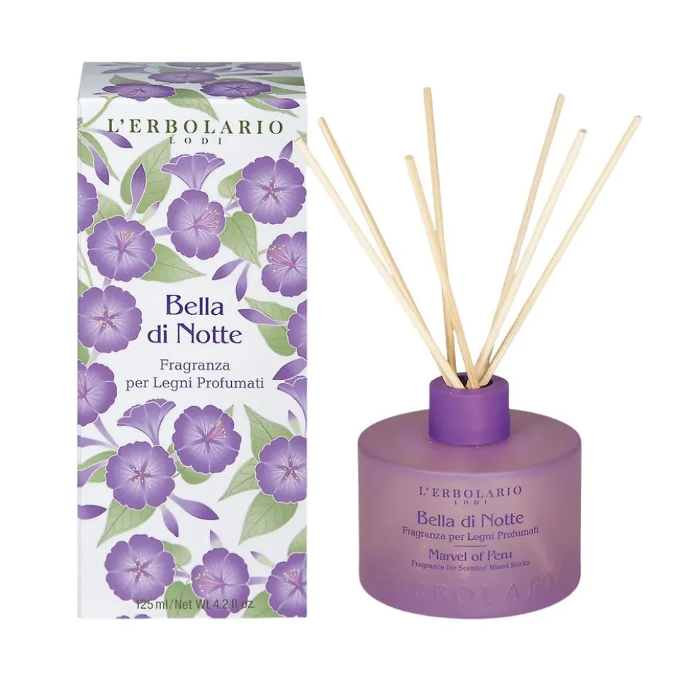 L'Erbolario Bella di Notte Profumo per Ambienti Fragranza per Legni Profumati, 125ml