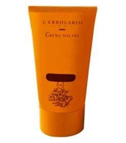 L'Erbolario crema solare viso SPF 25 fotoprotettiva contro scottature e secchezza, 75 ml