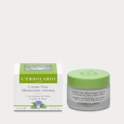 L'Erbolario Crema viso idratazione intensa viola e olivo per pelle secca, 50 ml
