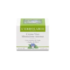 L'Erbolario Crema viso idratazione intensa viola e olivo per pelle secca, 50 ml