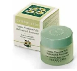 L'Erbolario Crema Viso per Pelli Delicate e arrossate, 30 ml