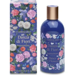 L'Erbolario Danza di Fiori - Bagnoschiuma tonificante e rinfrescante per il corpo, 250 ml