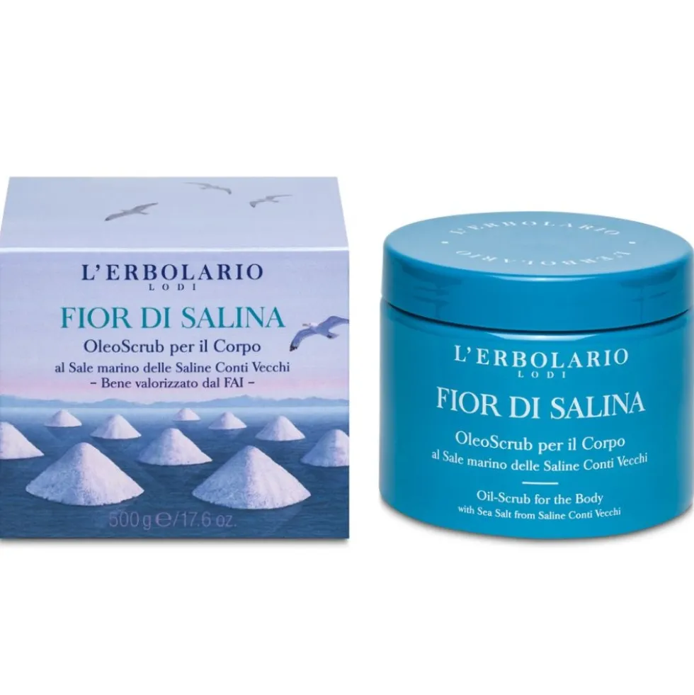 L'Erbolario Fior di Salina - OleoScrub per il Corpo, 500g