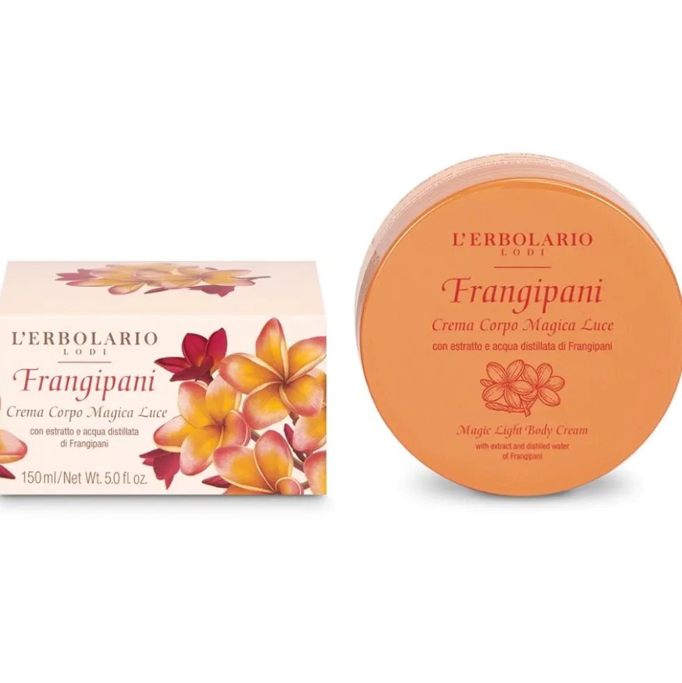 L'Erbolario Frangipani - Crema Corpo Magica Luce, 150ml