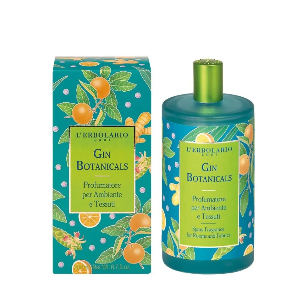 L'Erbolario Gin Botanicals - Fragranza spray per profumare gli ambienti e i tessuti, 200 ml