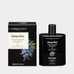 L'Erbolario Ginepro Nero - Lozione dopobarba energizzante e lenitiva post rasatura, 100 ml