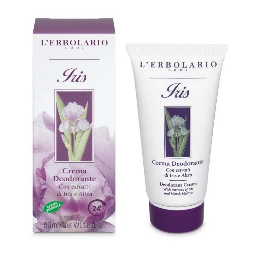 L'Erbolario Iris - Crema Deodorante, 50ml