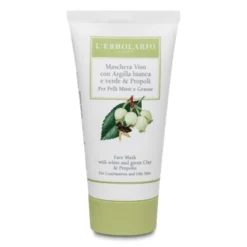 L'Erbolario Maschera Viso All'Argilla E Alla Propoli Pelli Miste E Grasse, 50ml