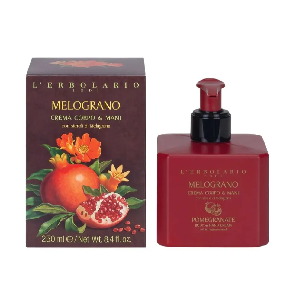 L'Erbolario Melograno Crema Corpo e Mani, 250ml