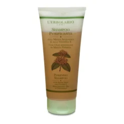 L'Erbolario Shampoo purificante alla menta Detergente antiossidante per capelli grassi, 200 ml