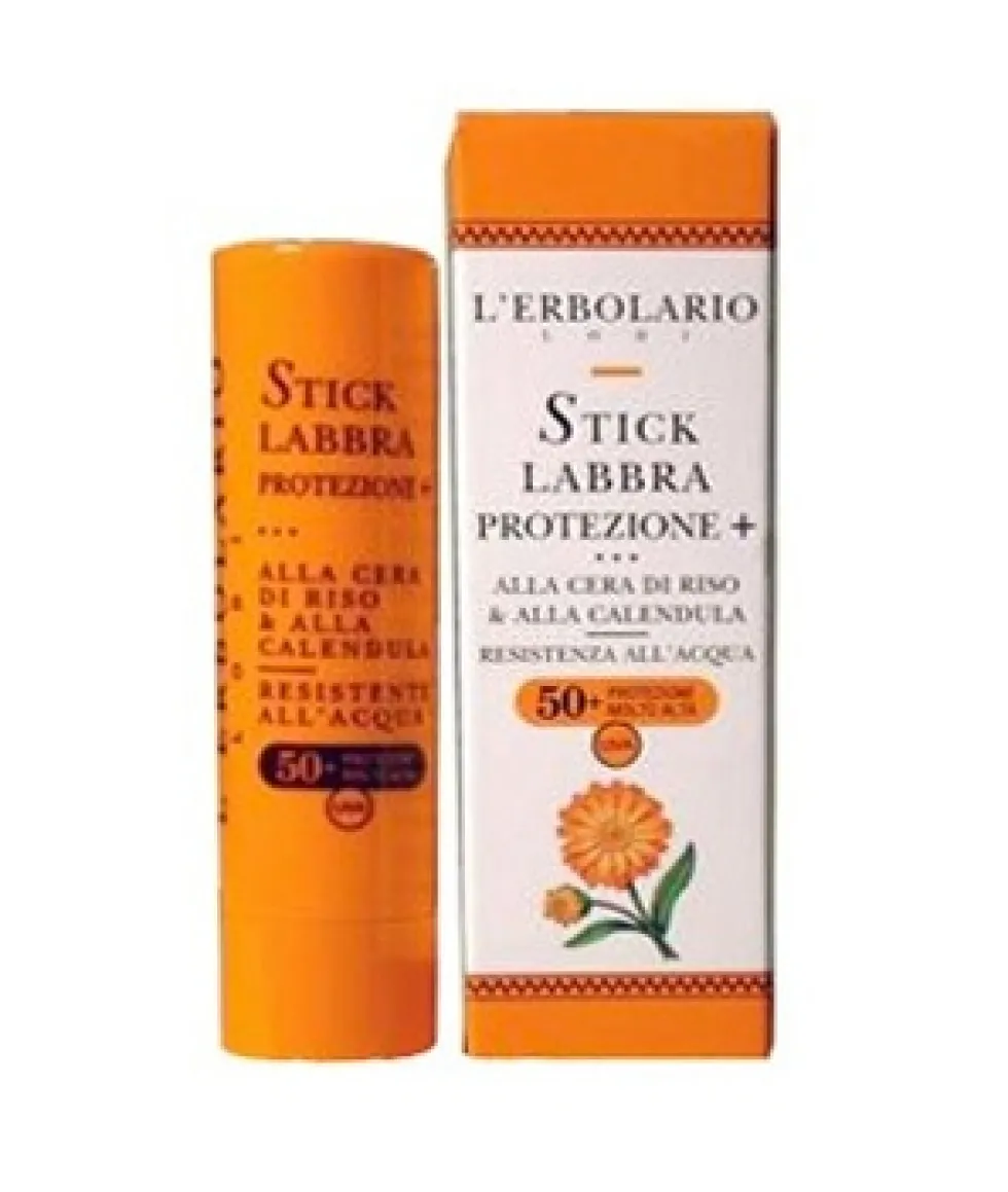 L'Erbolario Stick Labbra SPF50+ Calendula e Cera di Riso 4,5 ml