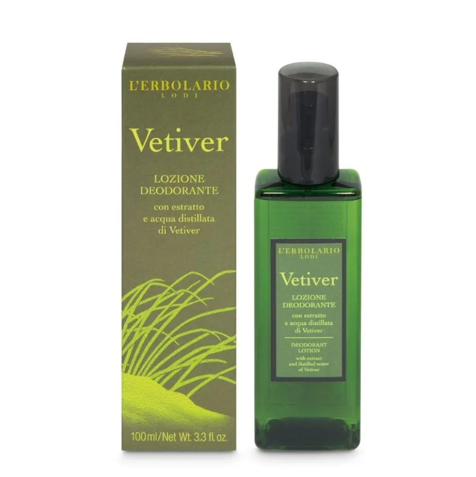 L'Erbolario Vetiver - Lozione Deodorante, 100ml