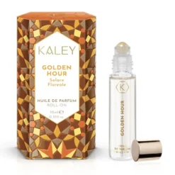 L'Erboristica Kaley Golden Hour - Profumo roll-on in olio senza alcol a lunga durata, 10 ml